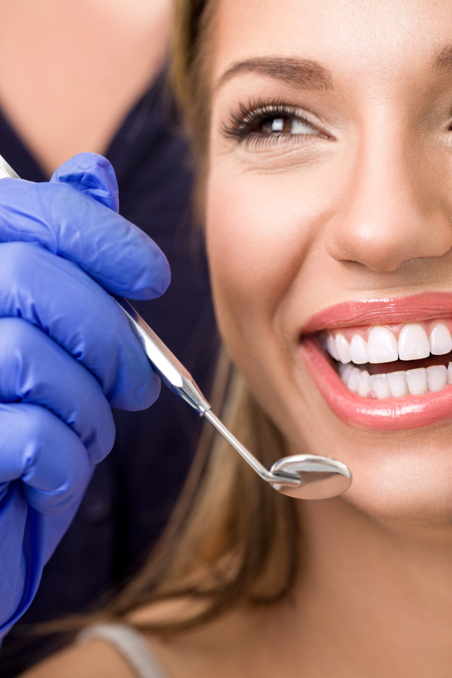 Smiling patient